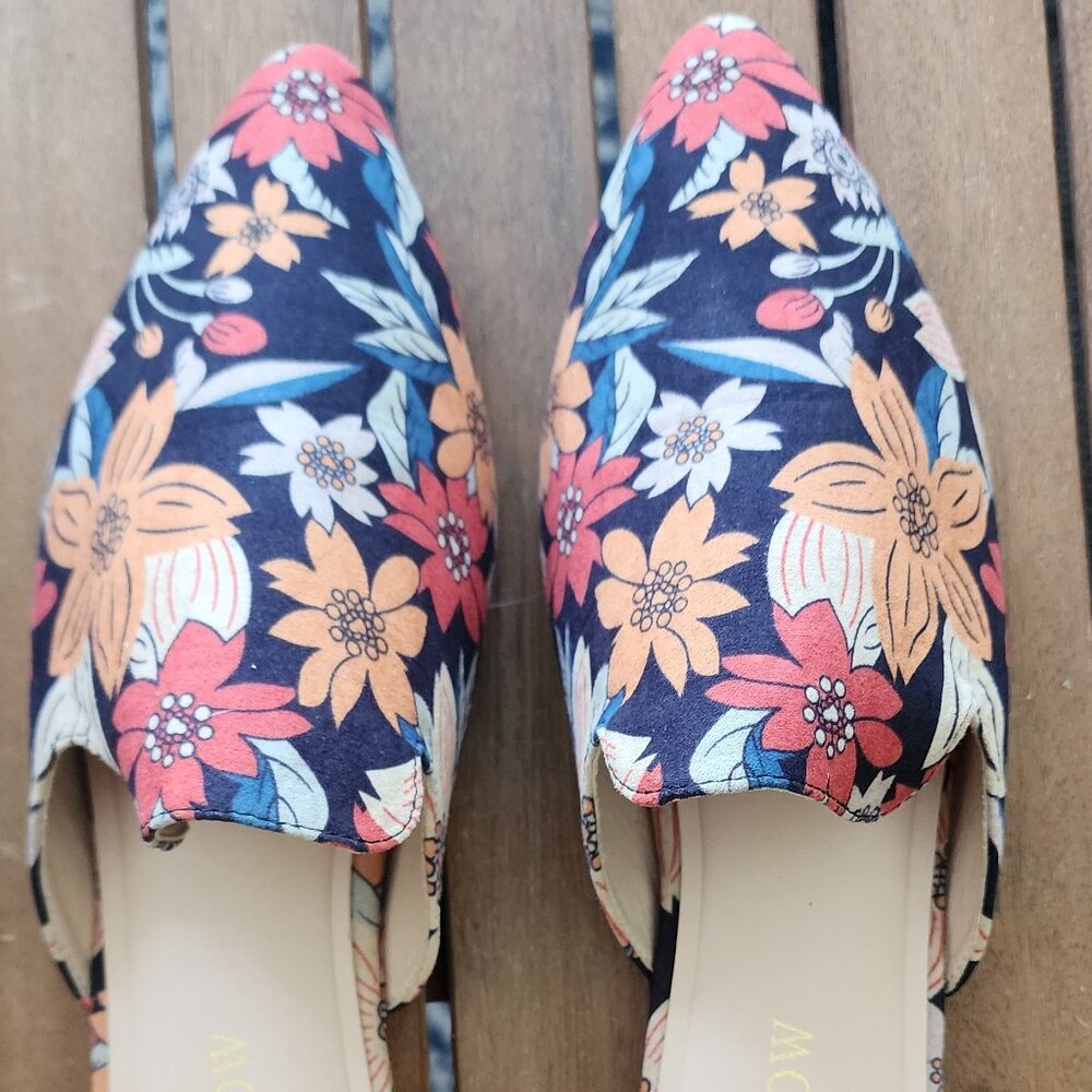 Tilocow floral mule
